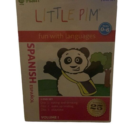 NEW Little PIM Fun With Languages Spanish 3 DVD Set New Sealed Educational - Picture 6 of 8
